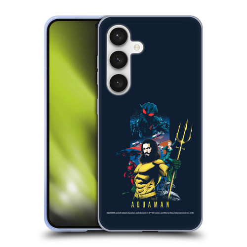 Aquaman Movie Graphics Poster Soft Gel Case for Samsung Galaxy S24 5G