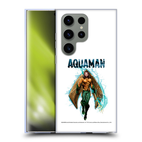 Aquaman Movie Graphics Trident of Atlan 2 Soft Gel Case for Samsung Galaxy S24 Ultra 5G