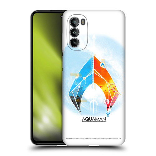 Aquaman Movie Logo Trident of Atlan Soft Gel Case for Motorola Moto G82 5G