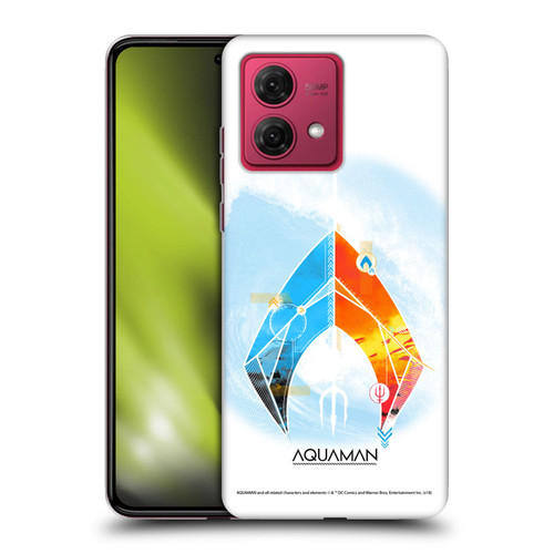 Aquaman Movie Logo Trident of Atlan Soft Gel Case for Motorola Moto G84 5G