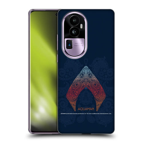 Aquaman Movie Logo Paisley Soft Gel Case for OPPO Reno10 Pro+