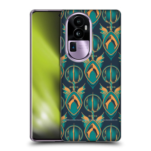 Aquaman Movie Logo Pattern Soft Gel Case for OPPO Reno10 Pro+