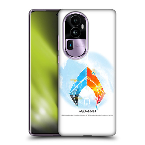 Aquaman Movie Logo Trident of Atlan Soft Gel Case for OPPO Reno10 Pro+