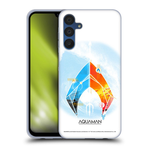 Aquaman Movie Logo Trident of Atlan Soft Gel Case for Samsung Galaxy A15