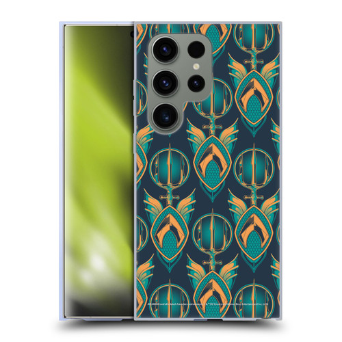 Aquaman Movie Logo Pattern Soft Gel Case for Samsung Galaxy S24 Ultra 5G