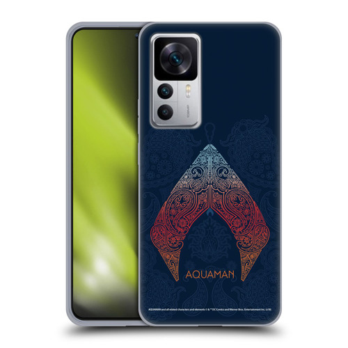 Aquaman Movie Logo Paisley Soft Gel Case for Xiaomi 12T 5G / 12T Pro 5G / Redmi K50 Ultra 5G