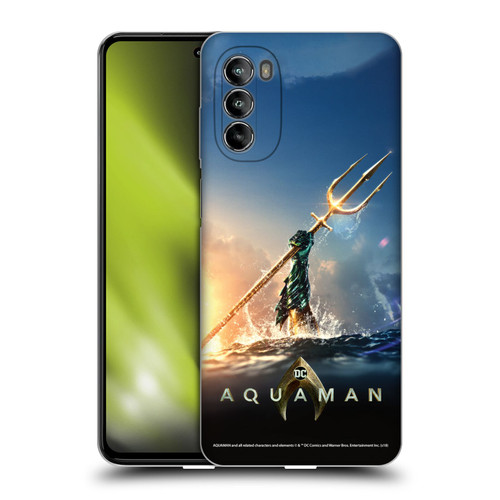 Aquaman Movie Posters Trident of Atlan Soft Gel Case for Motorola Moto G82 5G