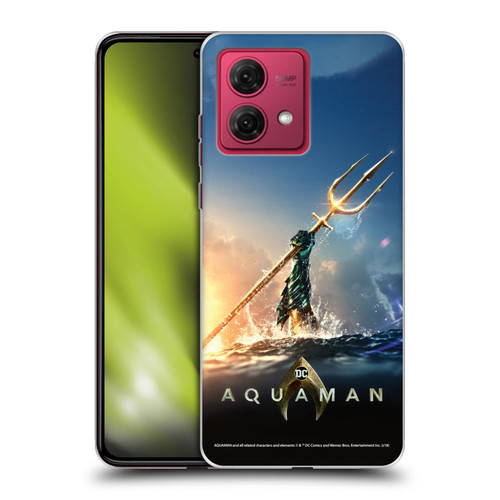 Aquaman Movie Posters Trident of Atlan Soft Gel Case for Motorola Moto G84 5G