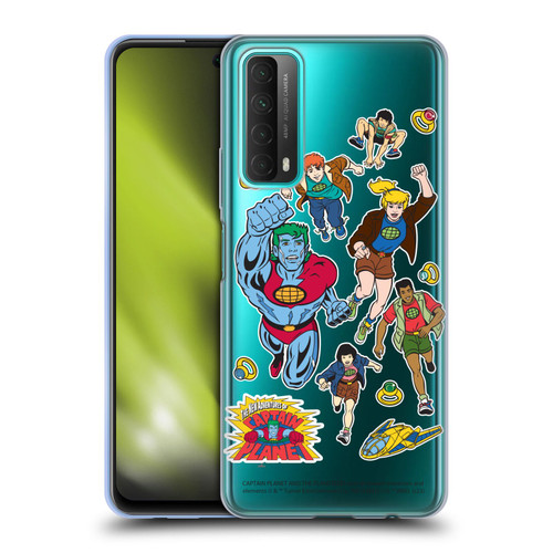 Captain Planet And The Planeteers Graphics Planeteers Soft Gel Case for Huawei P Smart (2021)