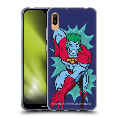 Captain Planet And The Planeteers Graphics Halftone Soft Gel Case for Huawei Y6 Pro (2019)