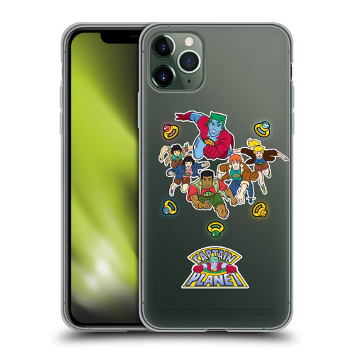 Captain Planet And The Planeteers Graphics Character Art Soft Gel Case for Apple iPhone 11 Pro Max
