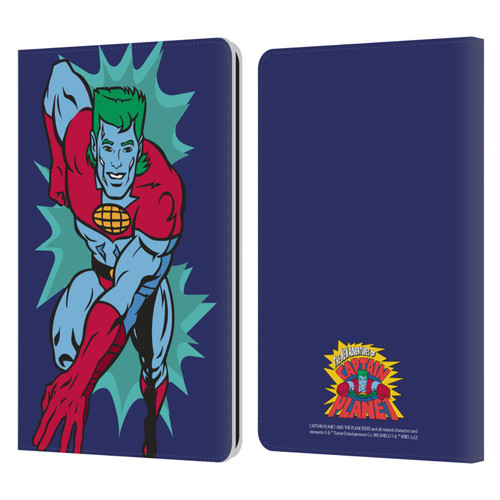 Captain Planet And The Planeteers Graphics Halftone Leather Book Wallet Case Cover For Amazon Kindle Paperwhite 1 / 2 / 3