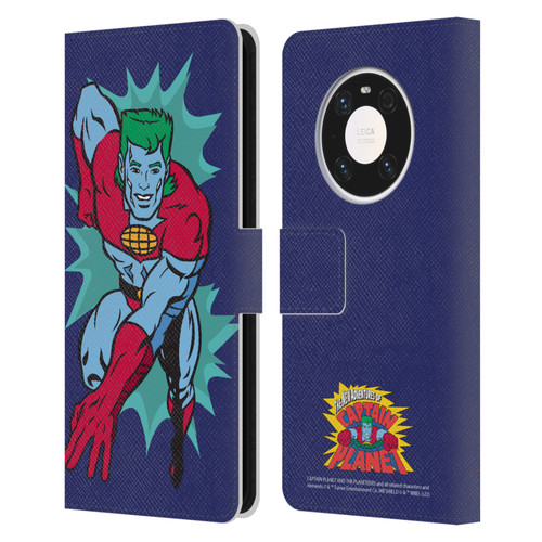 Captain Planet And The Planeteers Graphics Halftone Leather Book Wallet Case Cover For Huawei Mate 40 Pro 5G