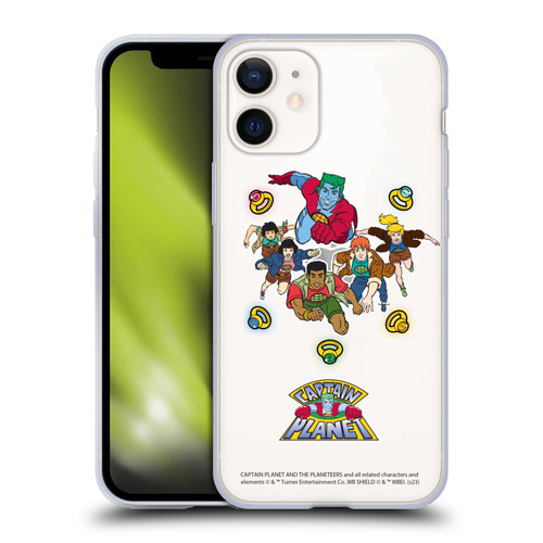 Captain Planet And The Planeteers Graphics Character Art Soft Gel Case for Apple iPhone 12 Mini