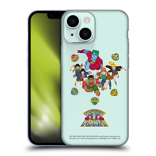 Captain Planet And The Planeteers Graphics Character Art Soft Gel Case for Apple iPhone 13 Mini
