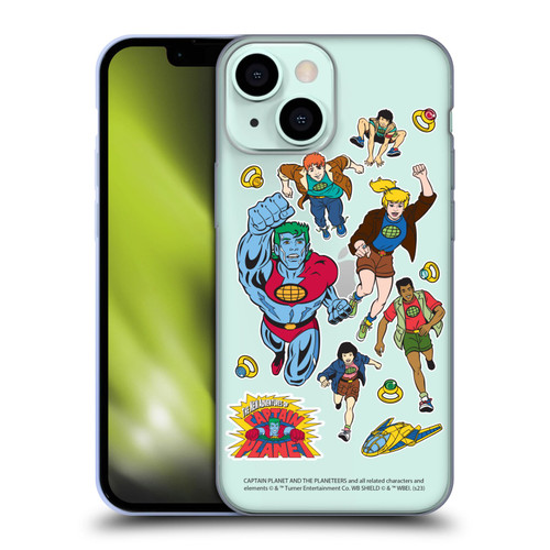 Captain Planet And The Planeteers Graphics Planeteers Soft Gel Case for Apple iPhone 13 Mini