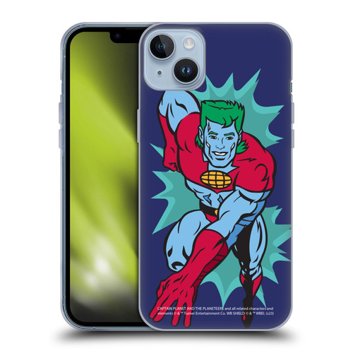 Captain Planet And The Planeteers Graphics Halftone Soft Gel Case for Apple iPhone 14 Plus
