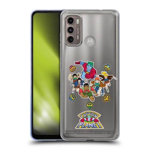 Captain Planet And The Planeteers Graphics Character Art Soft Gel Case for Motorola Moto G60 / Moto G40 Fusion