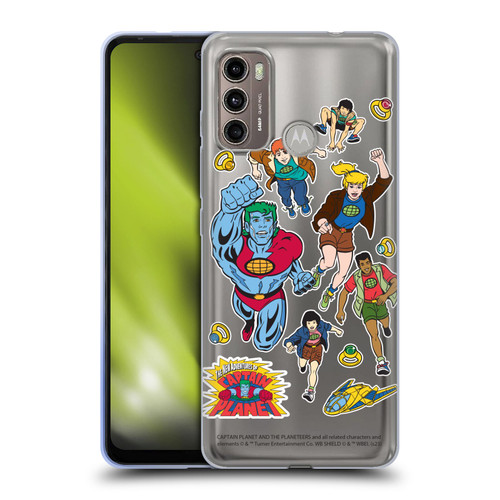 Captain Planet And The Planeteers Graphics Planeteers Soft Gel Case for Motorola Moto G60 / Moto G40 Fusion