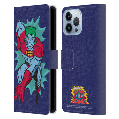 Captain Planet And The Planeteers Graphics Halftone Leather Book Wallet Case Cover For Apple iPhone 13 Pro Max