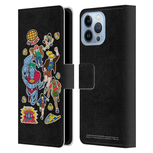 Captain Planet And The Planeteers Graphics Planeteers Leather Book Wallet Case Cover For Apple iPhone 13 Pro Max