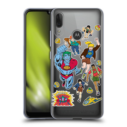 Captain Planet And The Planeteers Graphics Planeteers Soft Gel Case for Motorola Moto E6 Plus