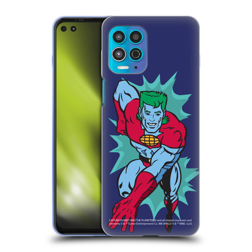 Captain Planet And The Planeteers Graphics Halftone Soft Gel Case for Motorola Moto G100