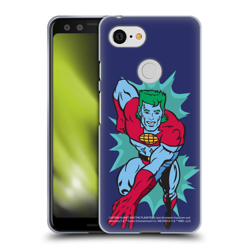 Captain Planet And The Planeteers Graphics Halftone Soft Gel Case for Google Pixel 3