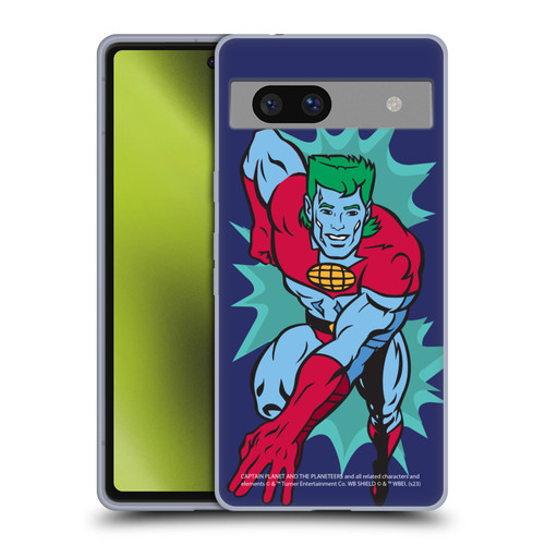 Captain Planet And The Planeteers Graphics Halftone Soft Gel Case for Google Pixel 7a