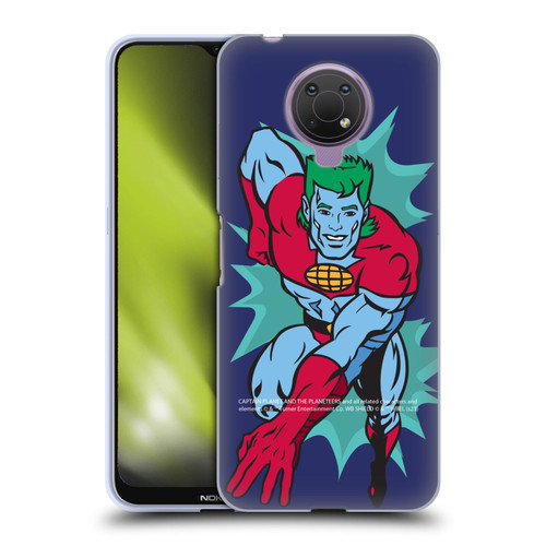 Captain Planet And The Planeteers Graphics Halftone Soft Gel Case for Nokia G10