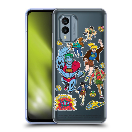 Captain Planet And The Planeteers Graphics Planeteers Soft Gel Case for Nokia X30