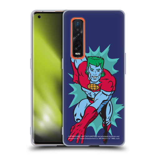 Captain Planet And The Planeteers Graphics Halftone Soft Gel Case for OPPO Find X2 Pro 5G