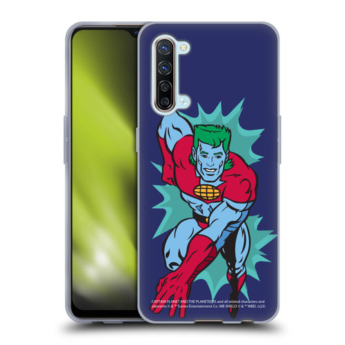 Captain Planet And The Planeteers Graphics Halftone Soft Gel Case for OPPO Find X2 Lite 5G