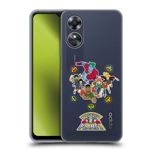 Captain Planet And The Planeteers Graphics Character Art Soft Gel Case for OPPO A17