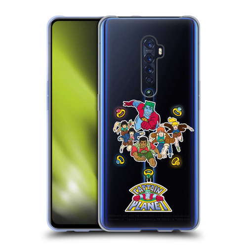 Captain Planet And The Planeteers Graphics Character Art Soft Gel Case for OPPO Reno 2