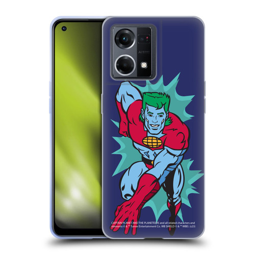 Captain Planet And The Planeteers Graphics Halftone Soft Gel Case for OPPO Reno8 4G