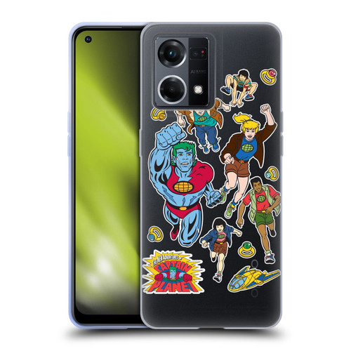 Captain Planet And The Planeteers Graphics Planeteers Soft Gel Case for OPPO Reno8 4G