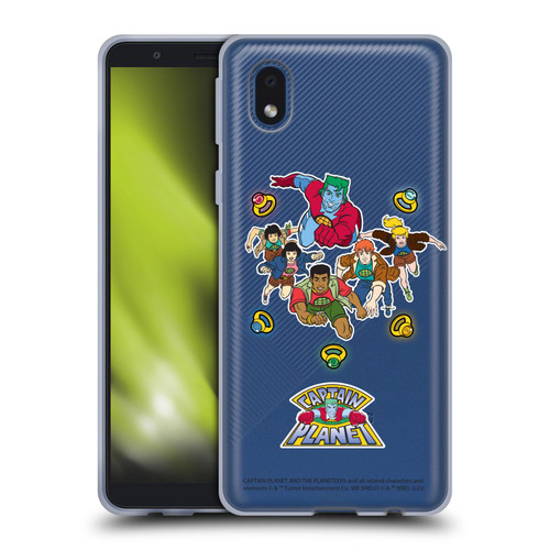 Captain Planet And The Planeteers Graphics Character Art Soft Gel Case for Samsung Galaxy A01 Core (2020)