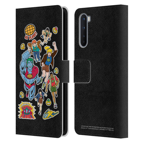 Captain Planet And The Planeteers Graphics Planeteers Leather Book Wallet Case Cover For OnePlus Nord 5G