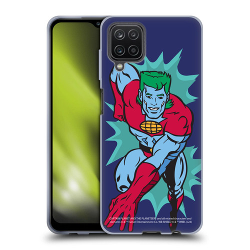 Captain Planet And The Planeteers Graphics Halftone Soft Gel Case for Samsung Galaxy A12 (2020)