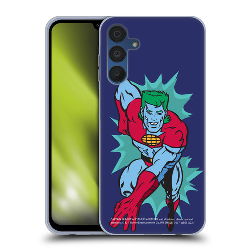 Captain Planet And The Planeteers Graphics Halftone Soft Gel Case for Samsung Galaxy A15