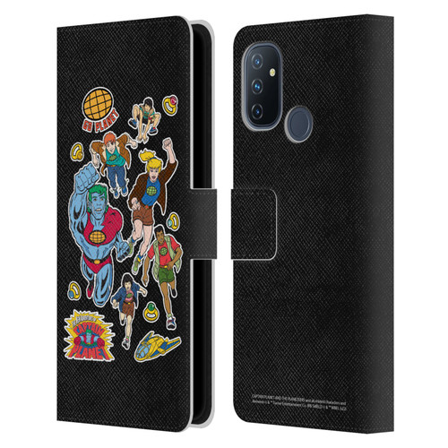 Captain Planet And The Planeteers Graphics Planeteers Leather Book Wallet Case Cover For OnePlus Nord N100
