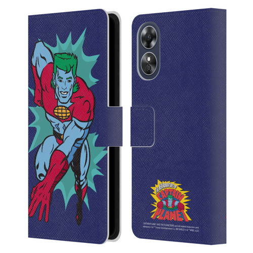 Captain Planet And The Planeteers Graphics Halftone Leather Book Wallet Case Cover For OPPO A17
