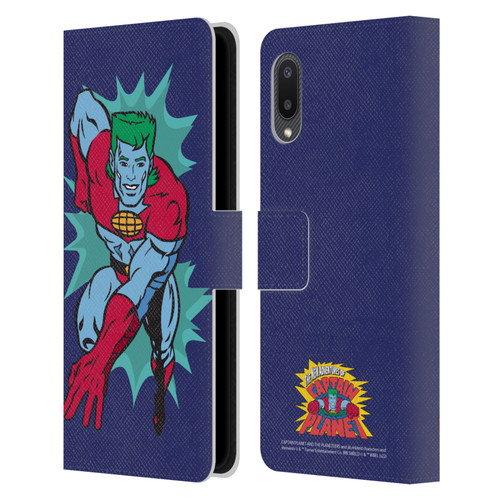 Captain Planet And The Planeteers Graphics Halftone Leather Book Wallet Case Cover For Samsung Galaxy A02/M02 (2021)