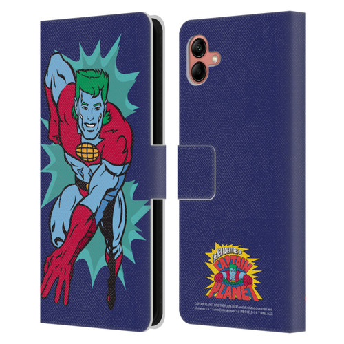 Captain Planet And The Planeteers Graphics Halftone Leather Book Wallet Case Cover For Samsung Galaxy A04 (2022)