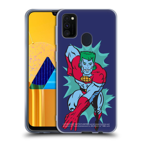 Captain Planet And The Planeteers Graphics Halftone Soft Gel Case for Samsung Galaxy M30s (2019)/M21 (2020)