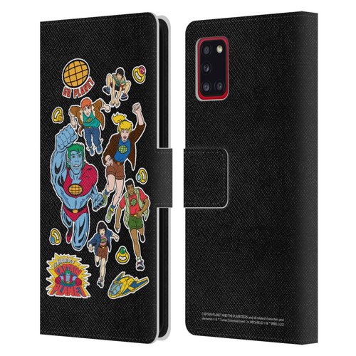 Captain Planet And The Planeteers Graphics Planeteers Leather Book Wallet Case Cover For Samsung Galaxy A31 (2020)