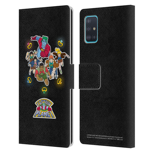 Captain Planet And The Planeteers Graphics Character Art Leather Book Wallet Case Cover For Samsung Galaxy A51 (2019)