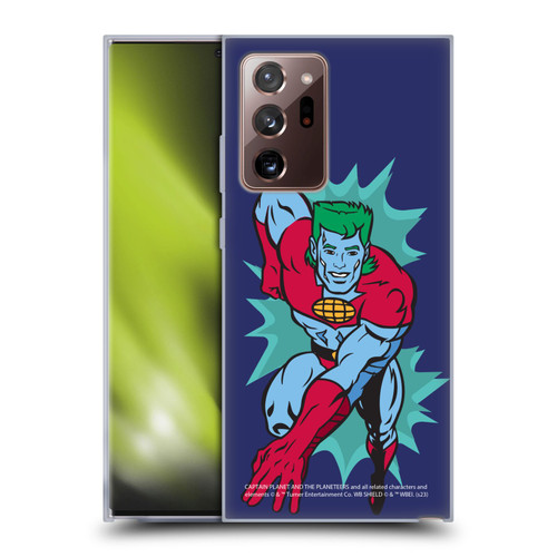 Captain Planet And The Planeteers Graphics Halftone Soft Gel Case for Samsung Galaxy Note20 Ultra / 5G
