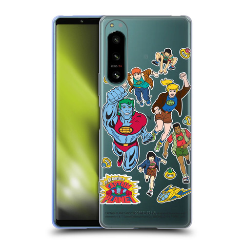 Captain Planet And The Planeteers Graphics Planeteers Soft Gel Case for Sony Xperia 5 IV